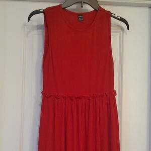 Vigoss Kids Red Sleeveless Dress